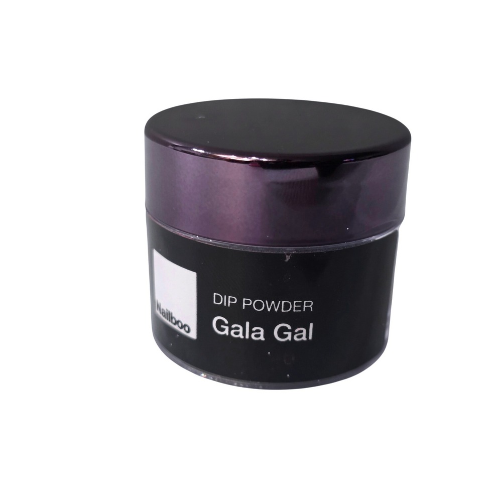 Nailboo Dip Powder Gala Gal Silver Glitter Shimmer‎ Nail Art Jar 0.8oz open Box
